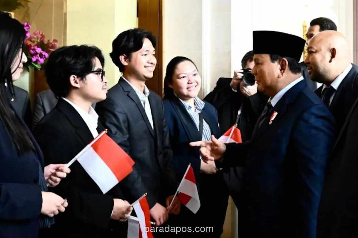 Diaspora Indonesia di Paris Sambut Hangat Kedatangan Presiden Prabowo