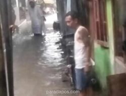 TPT Longsor Imbas Sungai Ciluar Meluap, 20 Rumah di Bogor Terendam Banjir