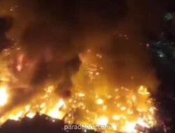 10 Warga Kebakaran Pasar Jiung Dilarikan ke RS Akibat Sesak Napas
