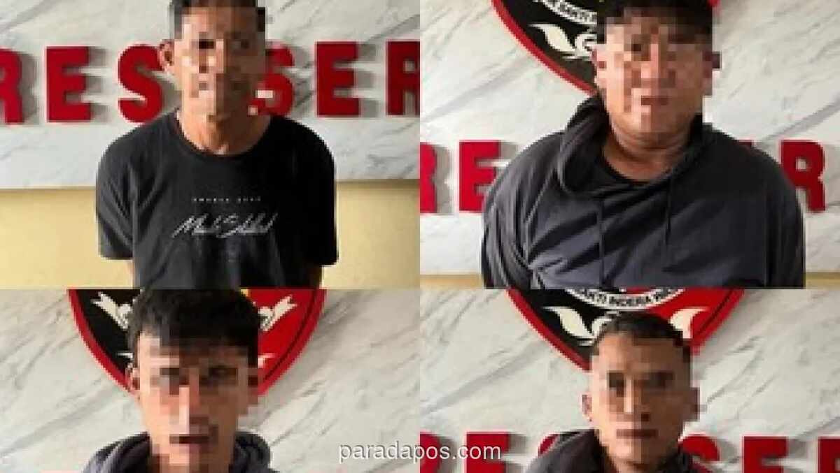 Polisi Tangkap Empat Spesialis Pembobol Rumah di Serang, Dua di Antaranya Residivis