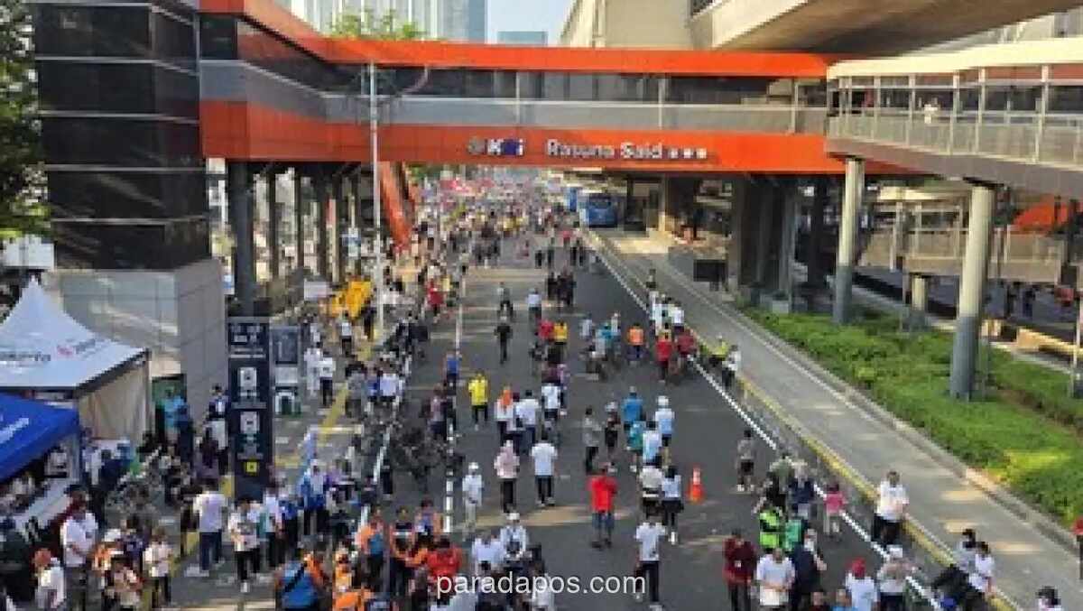 CFD Rasuna Said Kembali Digelar Setelah Vakum Dua Pekan, Warga Antusias Sambut Pembukaan