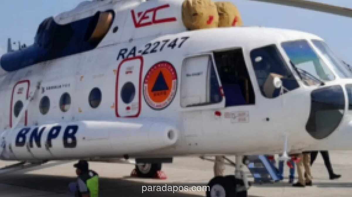 BNPB Tambah Satu Helikopter Water Bombing di Riau, Total Armada Udara Jadi Enam Unit
