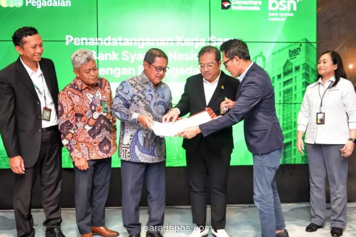 Bank BSN Salurkan Pembiayaan Rp1,4 Triliun ke Pegadaian untuk Perkuat Likuiditas dan Layanan Digital