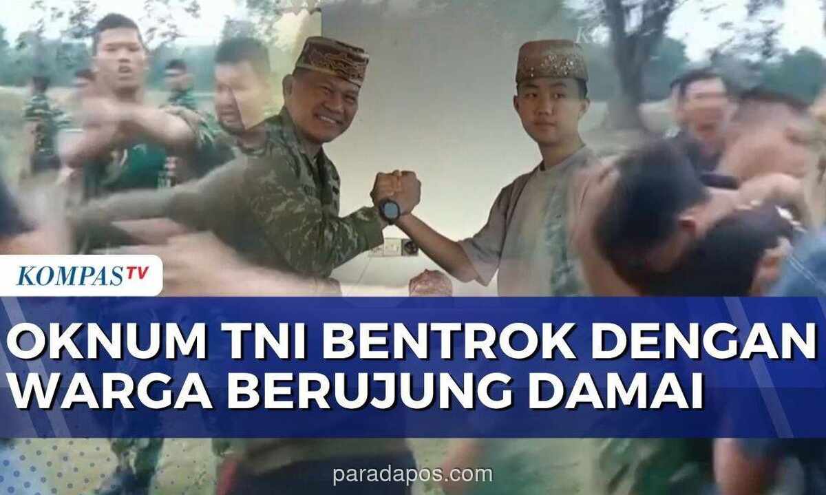 Pangdam II/Sriwijaya Minta Maaf, Bentrok TNI dan Warga di Lampung Utara Diselesaikan Secara Adat