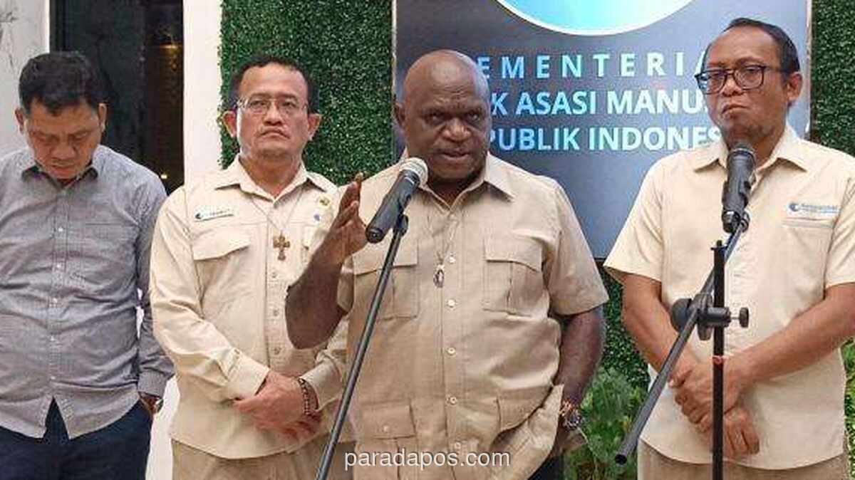 Menteri HAM Usul Jabatan Non-Operasional Polri Bisa Diisi Sipil