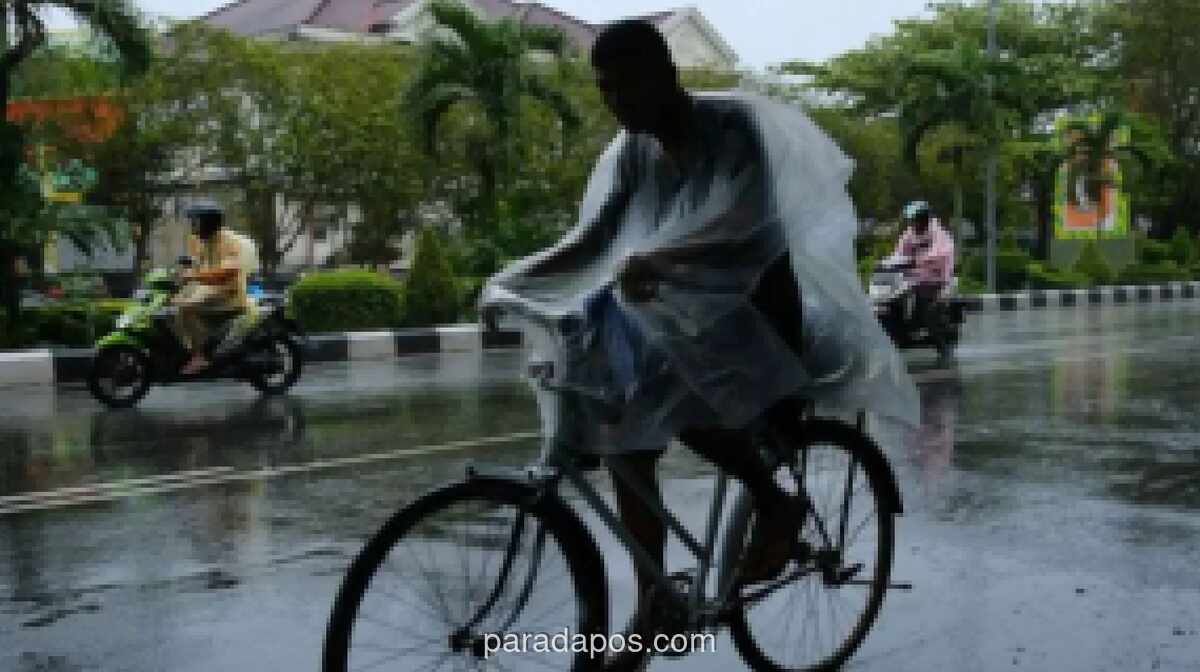 BMKG: Hujan Ringan Guyur Sebagian Besar Jakarta Senin Malam, Jaksel Intensitas Sedang