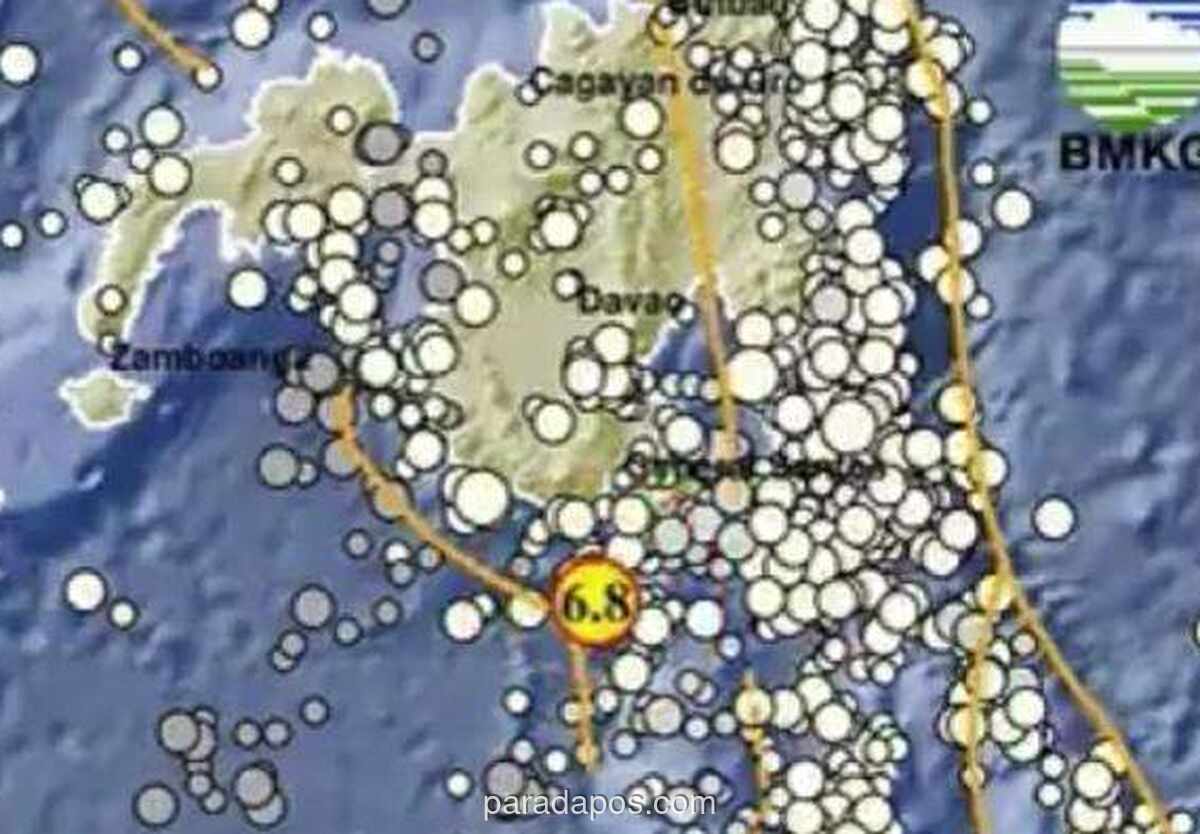 BMKG: Gempa M 6,5 Guncang Sulawesi Utara, Pusat di Perairan Mindanao dan Tak Berpotensi Tsunami