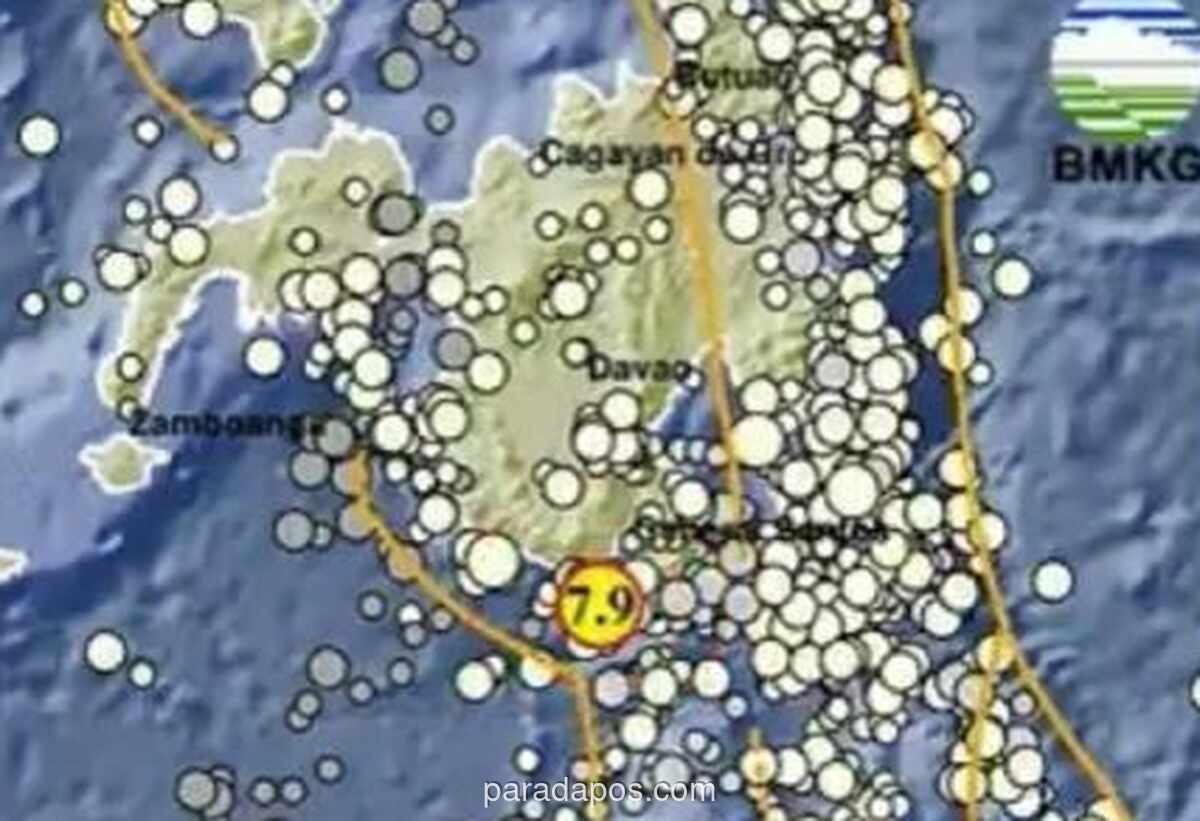 Gempa M 7,9 Guncang Perairan Utara Sulawesi, BMKG Imbau Waspada Gempa Susulan