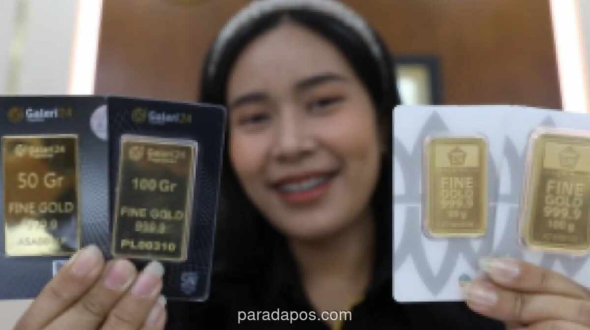 Harga Emas Batangan di Pegadaian Stabil pada Perdagangan Senin, 8 Juni 2026
