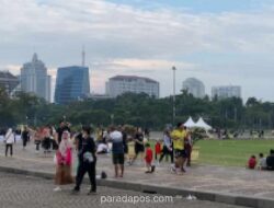 Monas Jadi Primadona Warga Jakarta Berolahraga saat CFD Ditiadakan