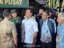 Wamensesneg Juri Ardiantoro Serahkan Bantuan Presiden untuk 354 KK Korban Kebakaran Kemayoran