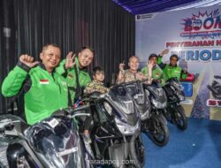 Pertamina Beri 25 Unit Motor Baru untuk Mitra Ojol Lewat Program BOOM