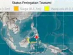 BMKG Keluarkan Peringatan Dini Tsunami Usai Gempa M 7,7 Guncang Kepulauan Sangihe