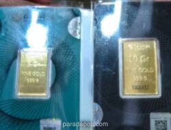 Harga Emas Batangan di Pegadaian Anjlok, UBS 1 Gram Turun Rp104 Ribu