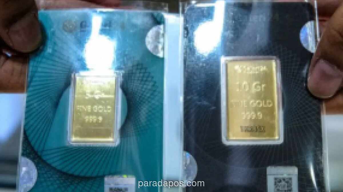 Harga Emas Batangan di Pegadaian Anjlok, UBS 1 Gram Turun Rp104 Ribu
