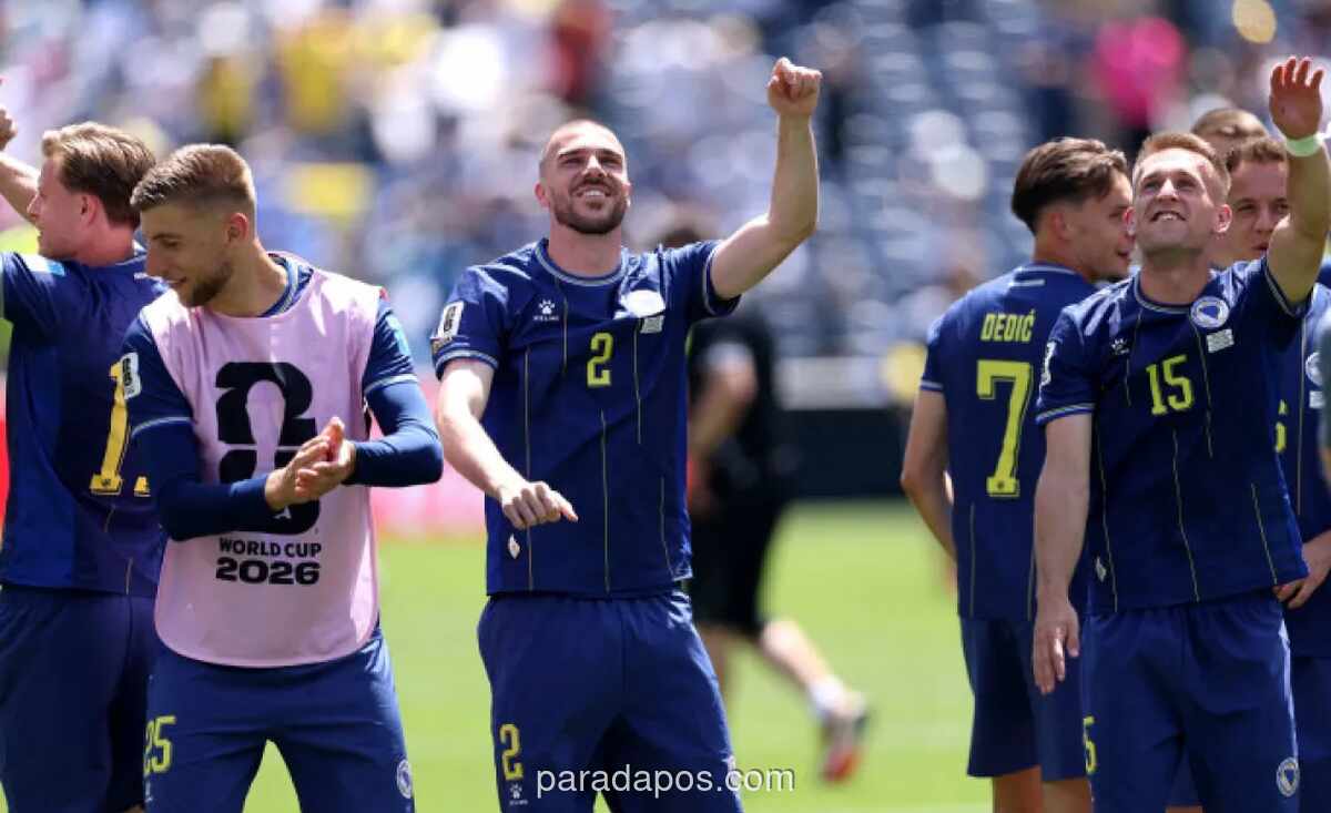 Bosnia Kalahkan Qatar 3-1, Asa Lolos ke 32 Besar Piala Dunia 2026 Masih Bergantung pada Hasil Grup Lain