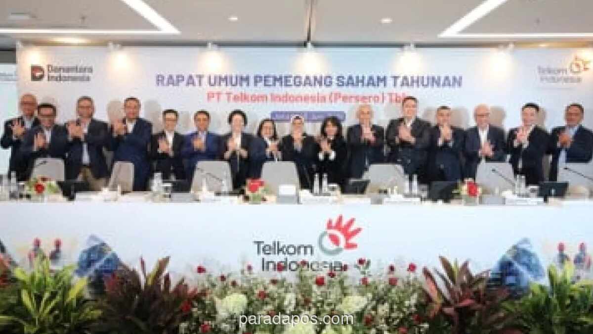Telkom Bagikan Dividen Rp21,9 Triliun dan Setujui Buyback Rp4 Triliun dalam RUPST 2025