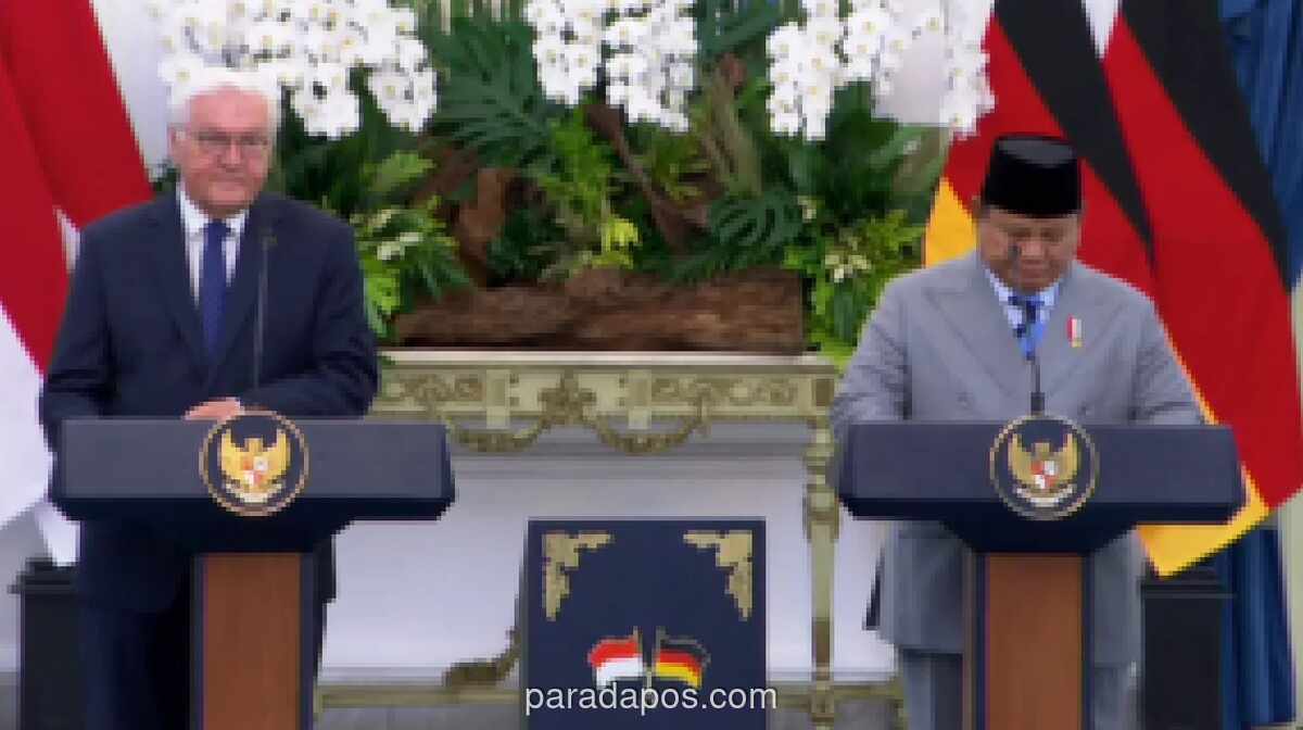 Prabowo dan Presiden Jerman Sepakat Perkuat Kerja Sama Ekonomi hingga Transisi Energi