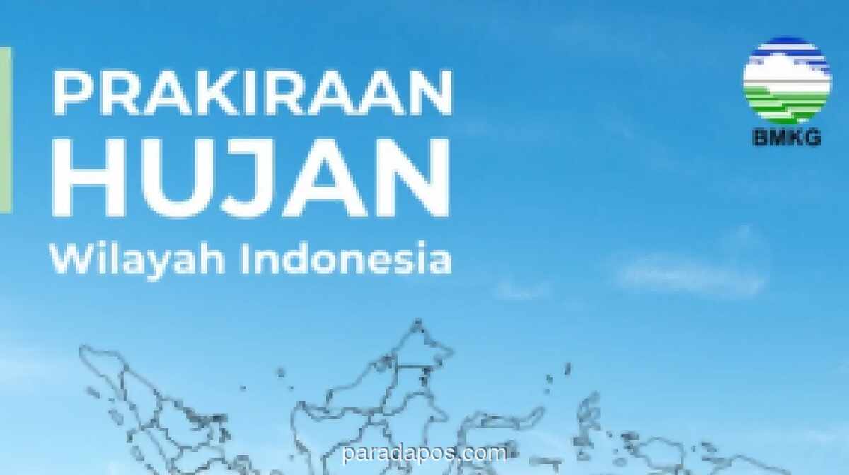 BMKG Keluarkan Peringatan Dini Hujan Lebat hingga Sangat Lebat di Maluku, Jumat 26 Juni 2026