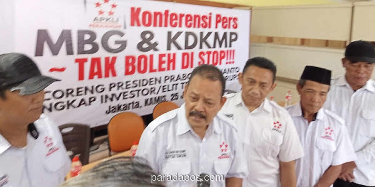 APKLI Perjuangan Desak Pemerintah Lanjutkan Program MBG dan Kopdes Merah Putih, Minta Korupsi Diusut Tuntas