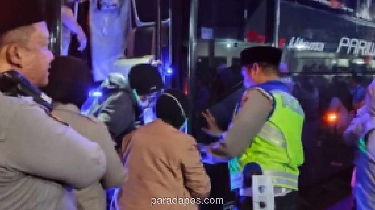 73 Jemaah Haji Cianjur Kembali Sehat, Penyambutan Digelar di Halaman Polres