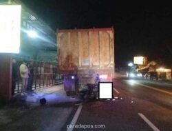 Pengendara Motor Tewas Tabrak Truk Parkir di Bahu Jalan Wates-Jogja