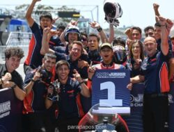 Kiandra Ramadhipa Cetak Sejarah, Raih Kemenangan Perdana di Moto3 Junior World Championship 2026