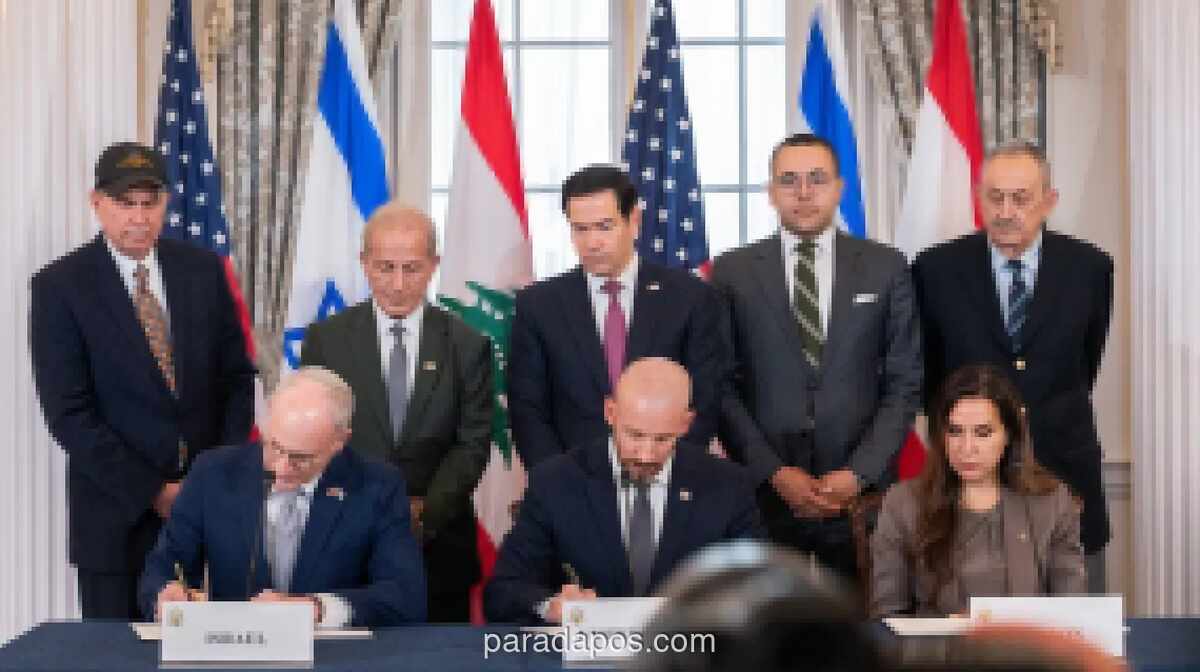 Lebanon, Israel, dan AS Tandatangani Kerangka Kesepakatan Trilateral Menuju Perdamaian Permanen