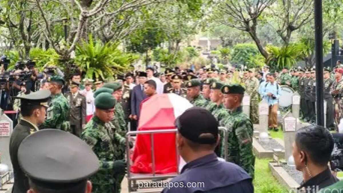 Menteri Pertahanan Sjafrie Pimpin Pemakaman Militer untuk Ryamizard Ryacudu di TMP Kalibata