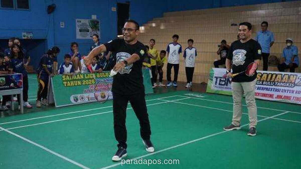 Pemerintah Kabupaten Kotabaru Resmi Buka Turnamen Saijaan Liga Bulutangkis 2026, Diikuti 419 Atlet