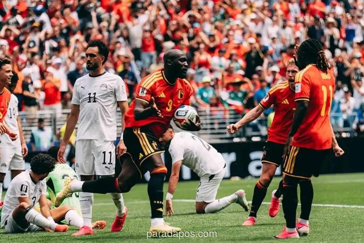 Belgia Tertahan Mesir 1-1 di Laga Perdana Grup G Piala Dunia 2026