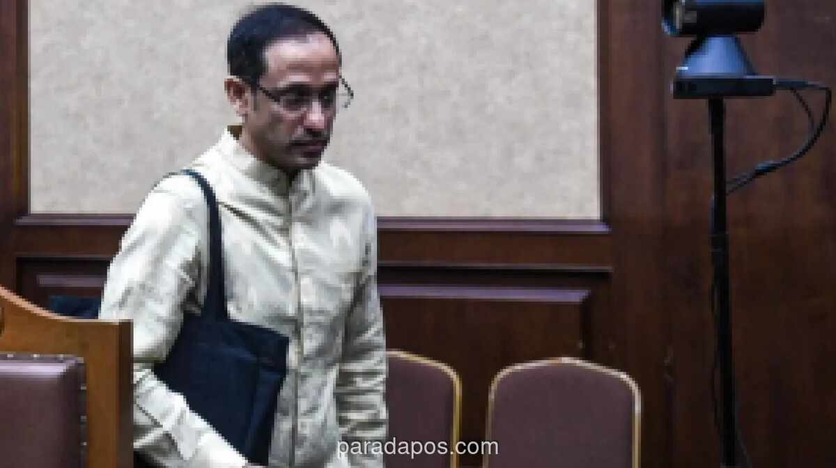 Sidang Korupsi Pengadaan Chromebook, Nadiem Makarim Bacakan Pembelaan Terakhir Sebelum Vonis