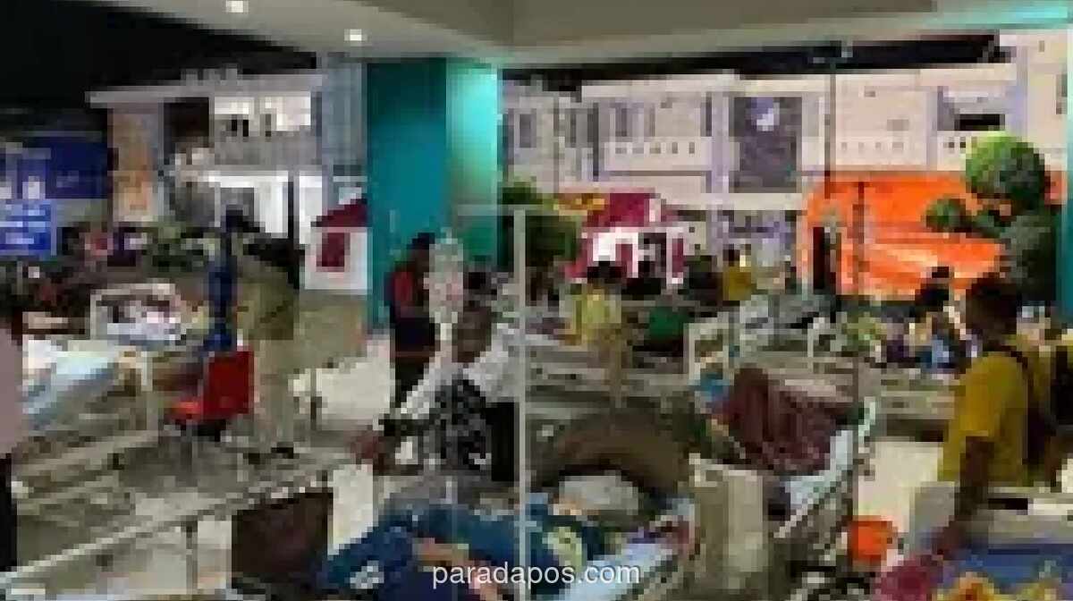RSUD Undata Palu Evakuasi 44 Pasien ke Halaman Rumah Sakit Antisipasi Gempa Susulan
