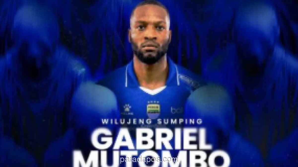 Persib Resmi Rekrut Bek Tengah Asal Prancis Gabriel Mutombo
