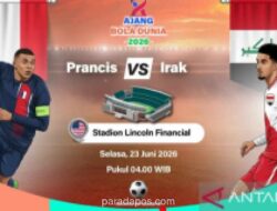 Pertandingan Prancis vs Irak di Piala Dunia 2026 Ditunda Akibat Hujan Deras
