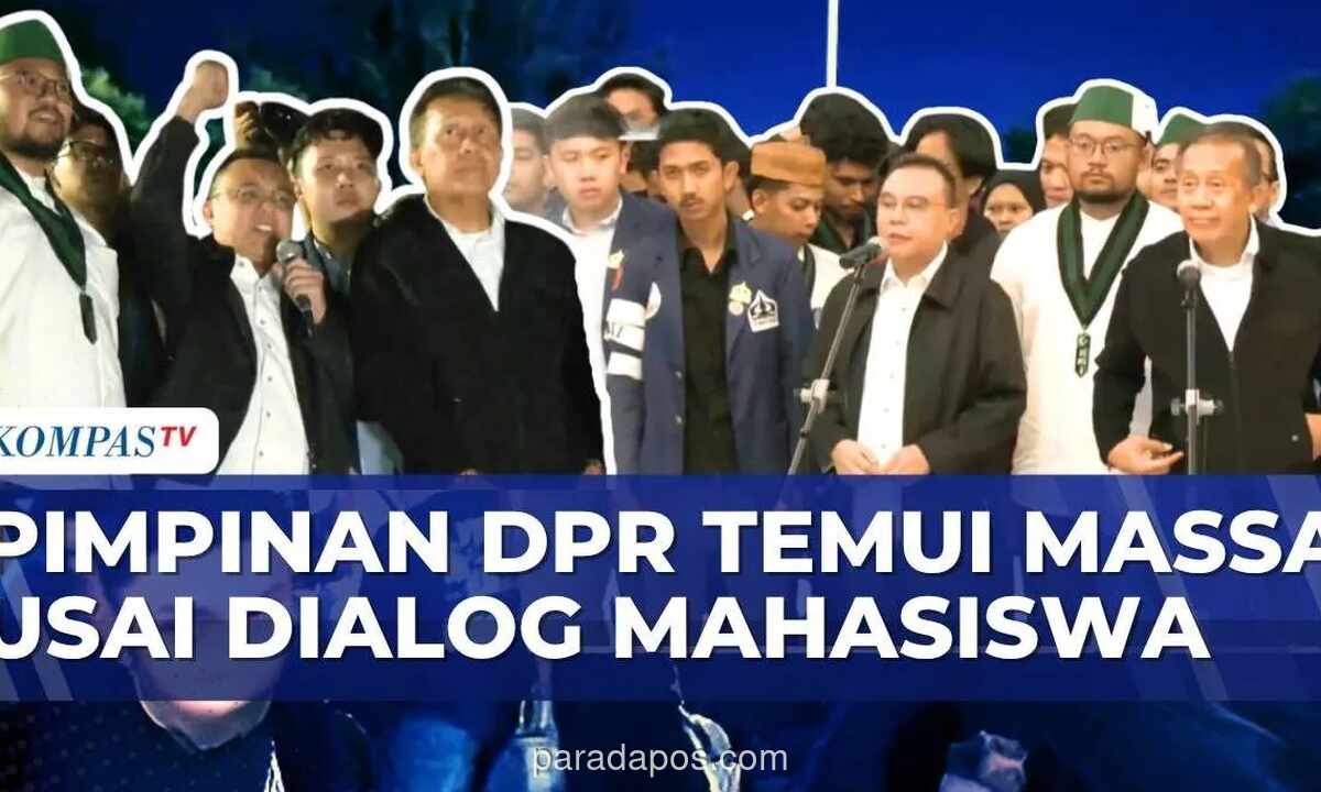 Pimpinan DPR Temui Mahasiswa di Tengah Aksi Protes Ekonomi, Dasco dan Saan Langsung Buka Dialog