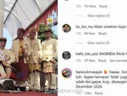 Gelar Adat Baginda Pemuka Bangsa untuk Jokowi Picu Kecaman Warganet