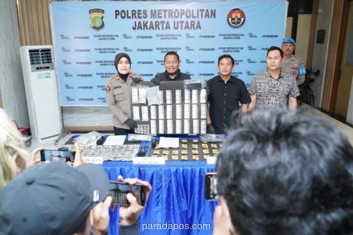Polisi Bekuk Dua Pengedar Narkotika Etomidate di Tempat Hiburan Malam Jakarta Utara, Harga Satu Kartrij Capai Rp5 Juta