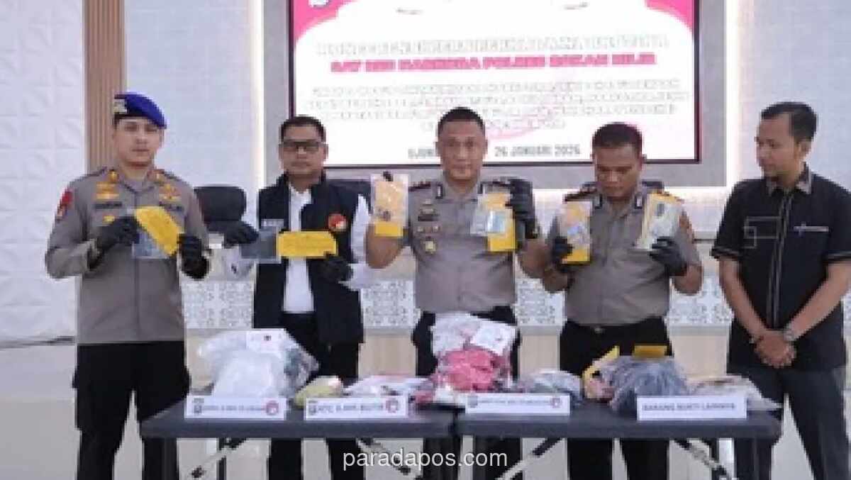 Polres Rohil Amankan 47 Tersangka Narkoba dalam 31 Kasus Sepanjang Mei 2026