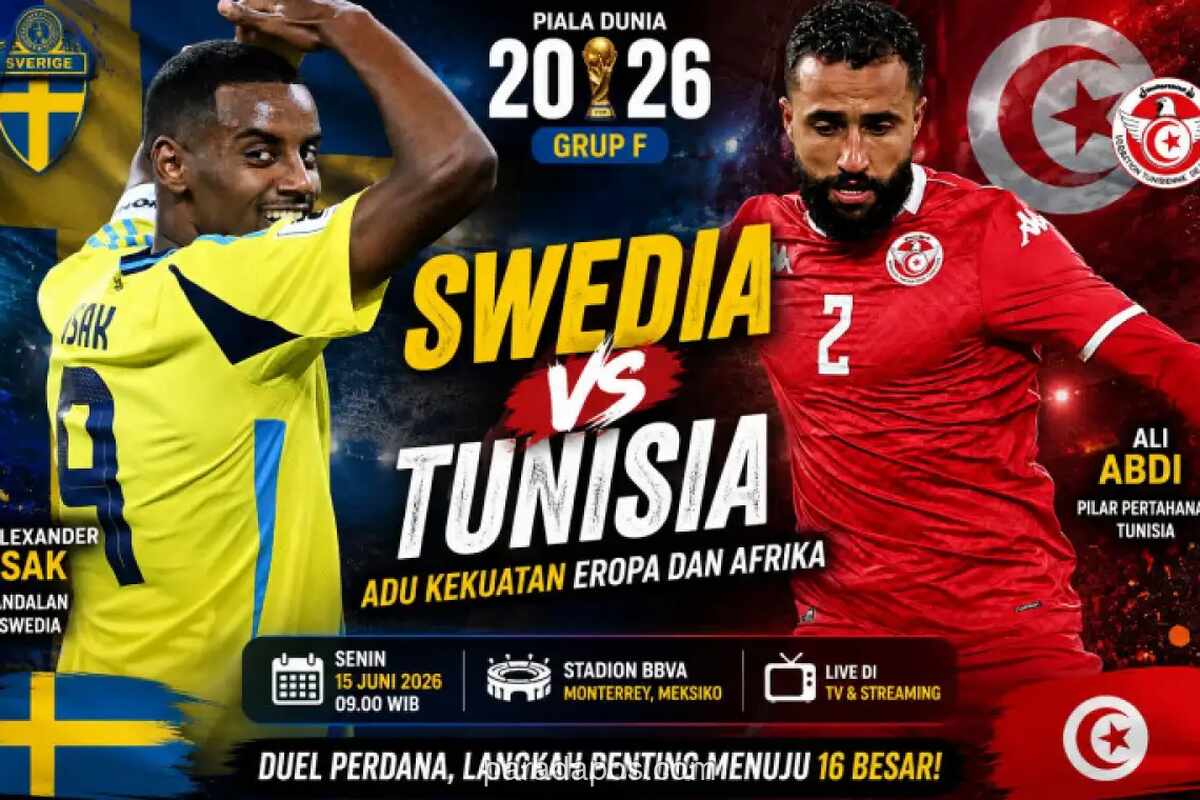 Swedia vs Tunisia di Laga Perdana Grup F Piala Dunia 2026: Ujian Ketajaman Isak-Gyokeres Lawan Tembok Pertahanan Afrika