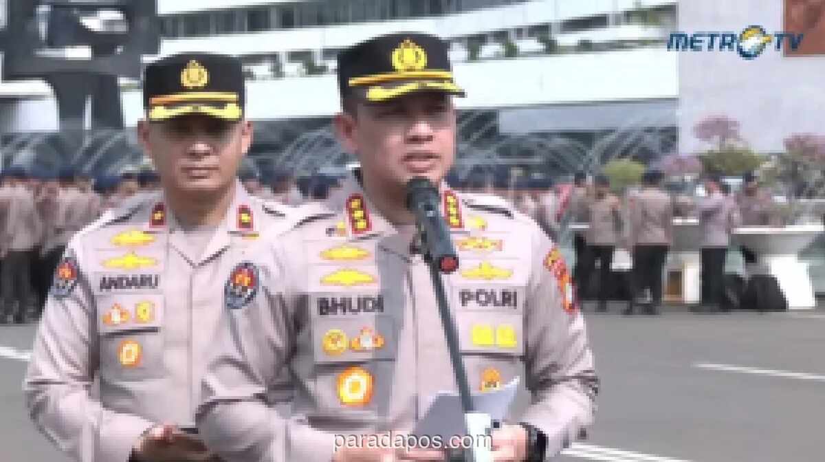 Polisi Kerahkan 5.955 Personel Amankan Aksi Mahasiswa di Depan Gedung DPR