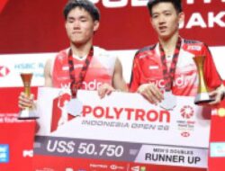 Raymond Indra/Nikolaus Joaquin Runner-Up Indonesia Open 2026, Bukti Nyata Regenerasi Bulu Tangkis Indonesia