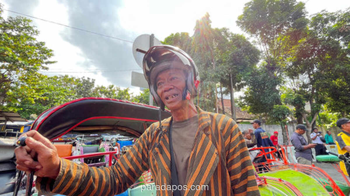 50 Bentor Dimusnahkan di Yogyakarta, Pengemudi Terima Becak Listrik dari KAI