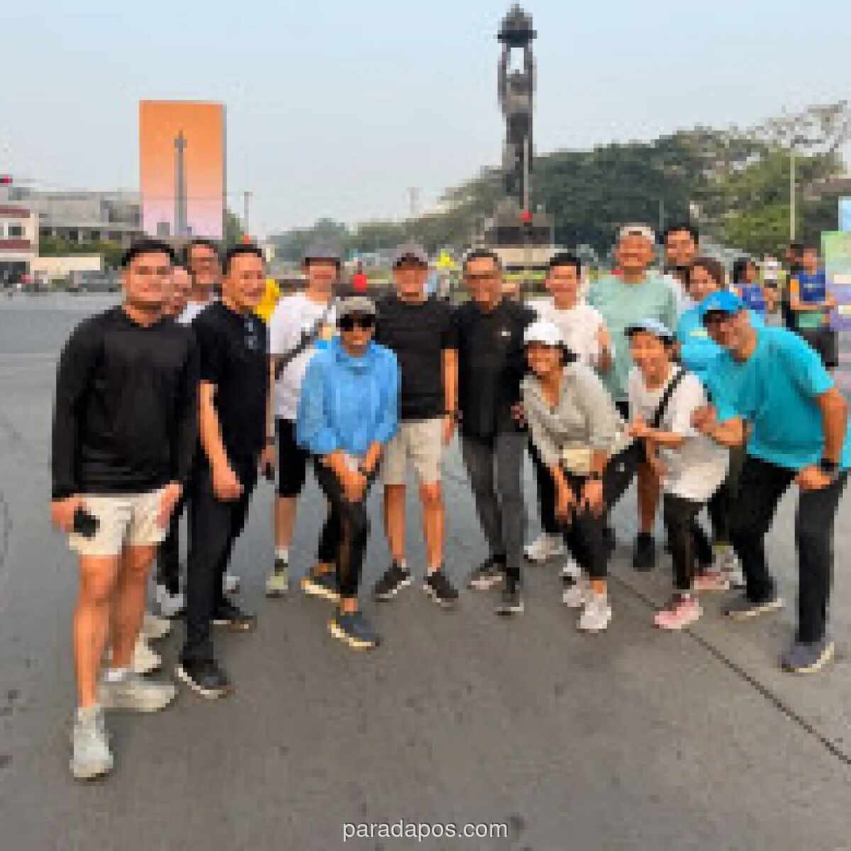 Tokoh Nasional dan Pimpinan Media Ikuti Latihan Bersama di CFD Jakarta Sambut UI Green Marathon 2026