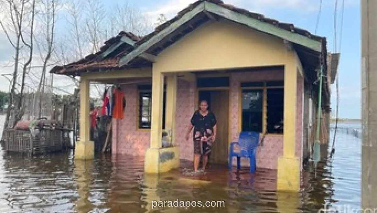 Banjir Rob Sebulan di Pati Picu Gatal-Gatal dan Gangguan Tidur Warga
