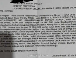 Istri Anggota Bareskrim Jadi Korban Ancaman Pembunuhan di Rumah Sendiri, Pelopor Laporan Dicabut