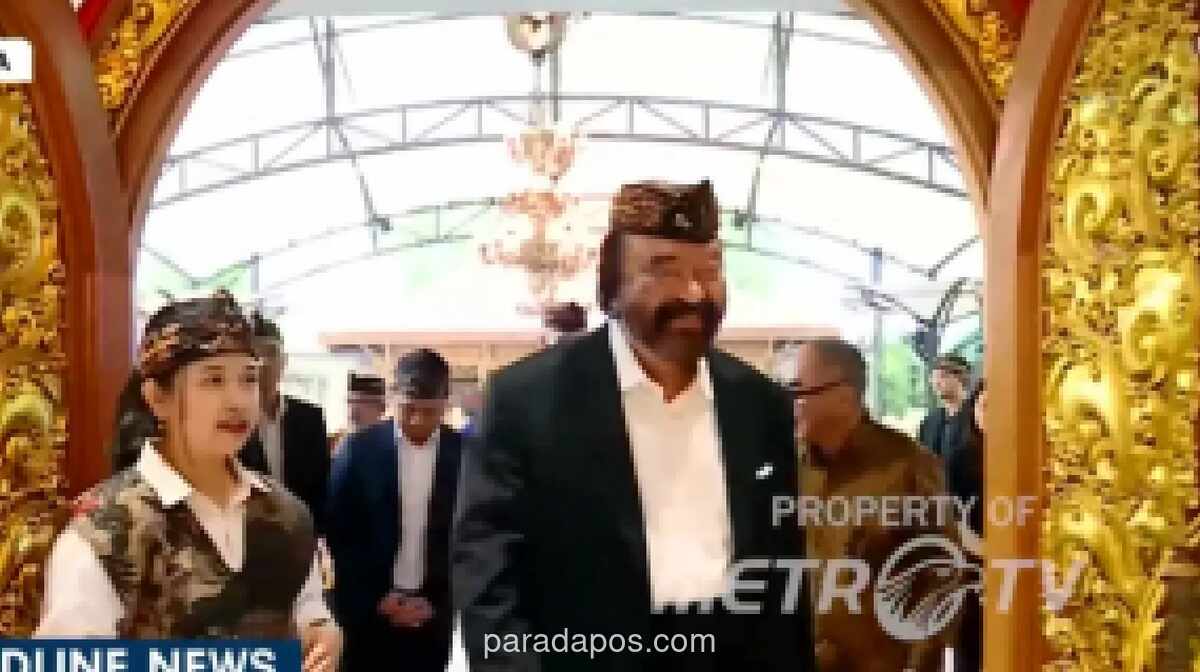 Surya Paloh Kunjungi Kraton Majapahit Jakarta, Teken Prasasti Dukung Pelestarian Sejarah Nusantara