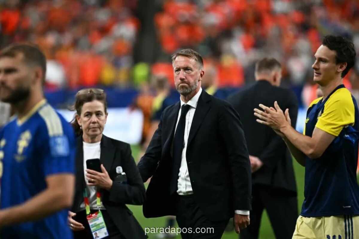 Swedia Kalah Telak 1-5 dari Belanda, Potter Akui Celah Pertahanan di Sisi Sayap