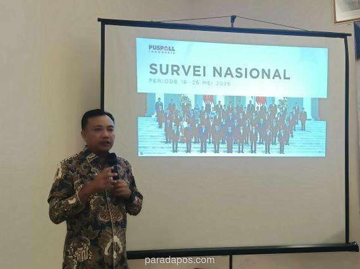 Survei Puspoll: Tingkat Kepuasan Publik terhadap Kinerja Prabowo Turun ke 64,8 Persen