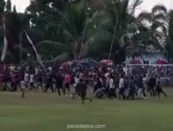 Kericuhan Laga Tarkam Kades Cup IV di Jember, Wasit Dikeroyok Usai Anulir Gol